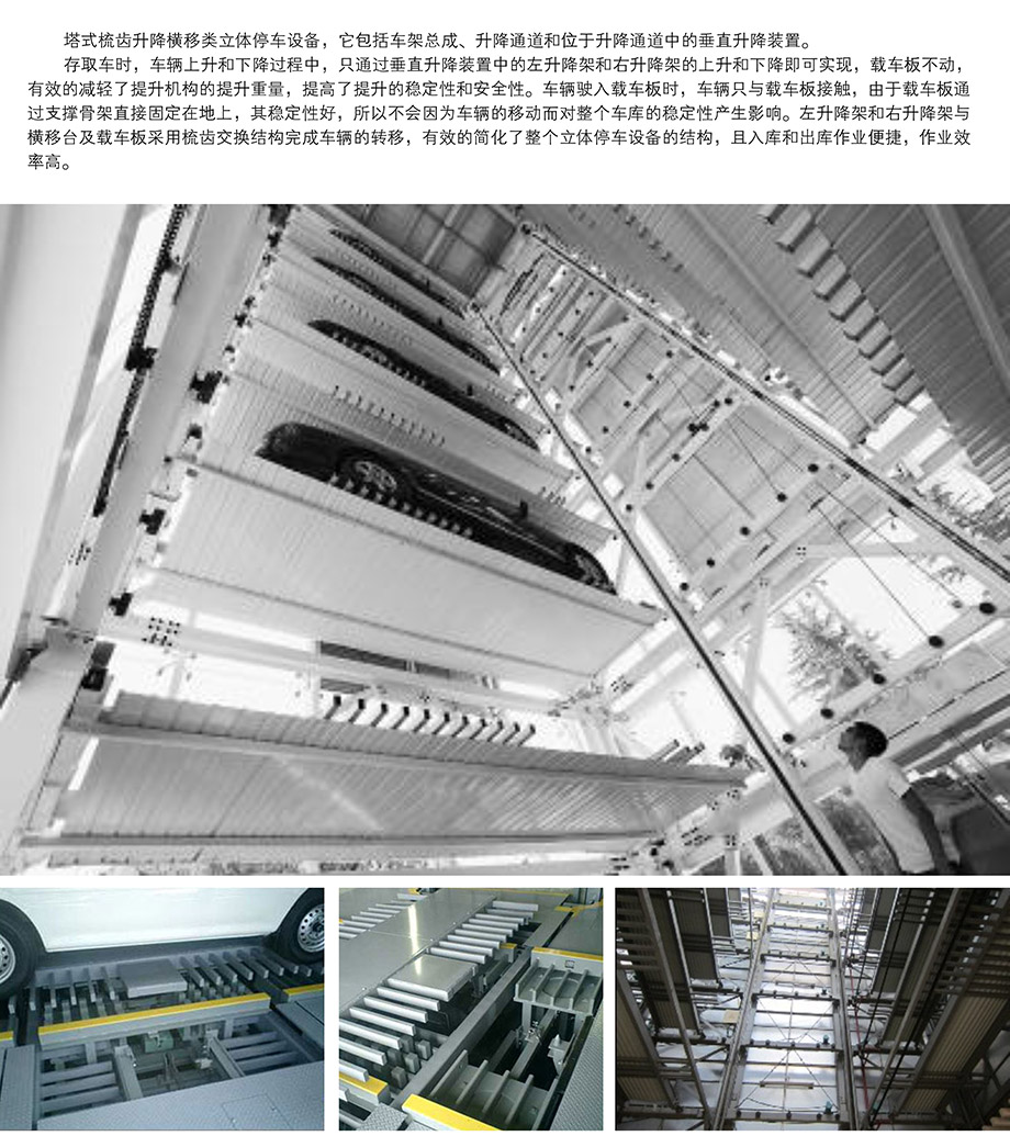 云南PSH梳齿交换升降横移机械停车位图片展示